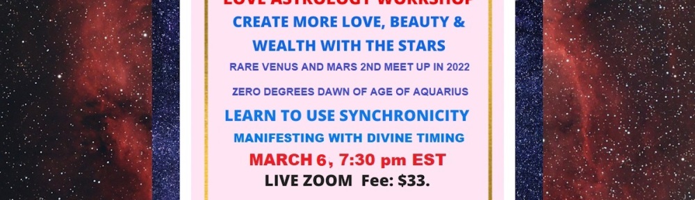 Venus Mars Astrology workshop March 6, 2022